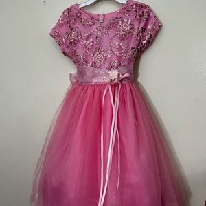 Girl's Princess dress sz. 10 with Pink Gem Tiara
